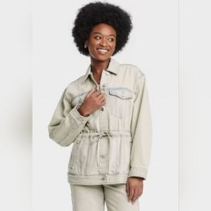 Universal Thread Light Wash Utility Jacket